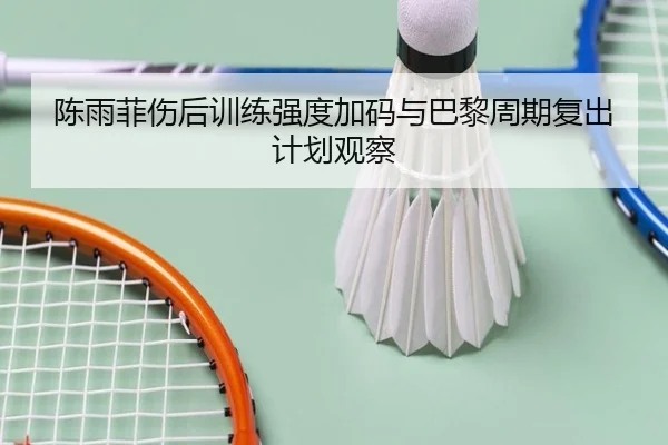 陈雨菲伤后训练强度加码与巴黎周期复出计划观察